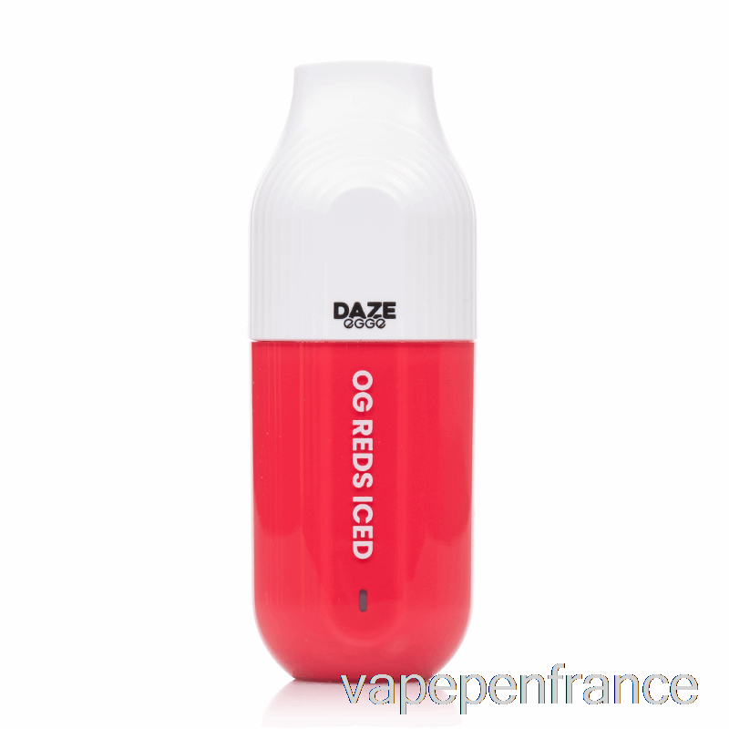 7 Daze Egge 3000 Stylo Vape Glacé Jetable Og Reds